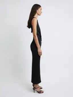 Christopher Esber Folia Float Buckle Tank Dress Midi Black Size 8 for rent on The Volte - image 4