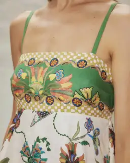 Alemais Birdie Sundress Midi Dress Multi Size 8 for rent on The Volte - image 3