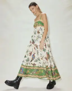 Alemais Birdie Sundress Midi Dress Multi Size 12 for rent on The Volte - image 3