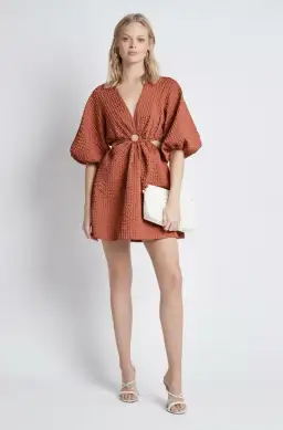 Sheike Sadie Dress Rust Size 14