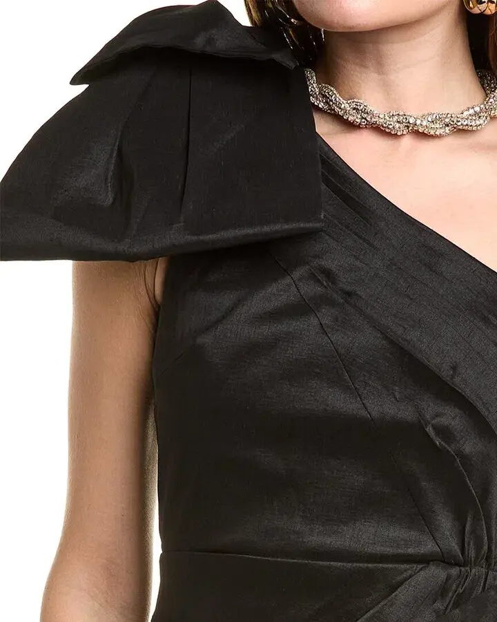 Rachel Gilbert Fauve Mini Dress Black Size 3 / AU 12 for rent on The Volte - main image