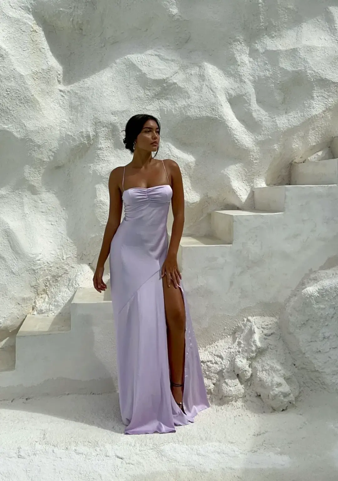 HNTR The Label Gaia Gown Lilac Size XS / AU 6 for rent on The Volte - main image