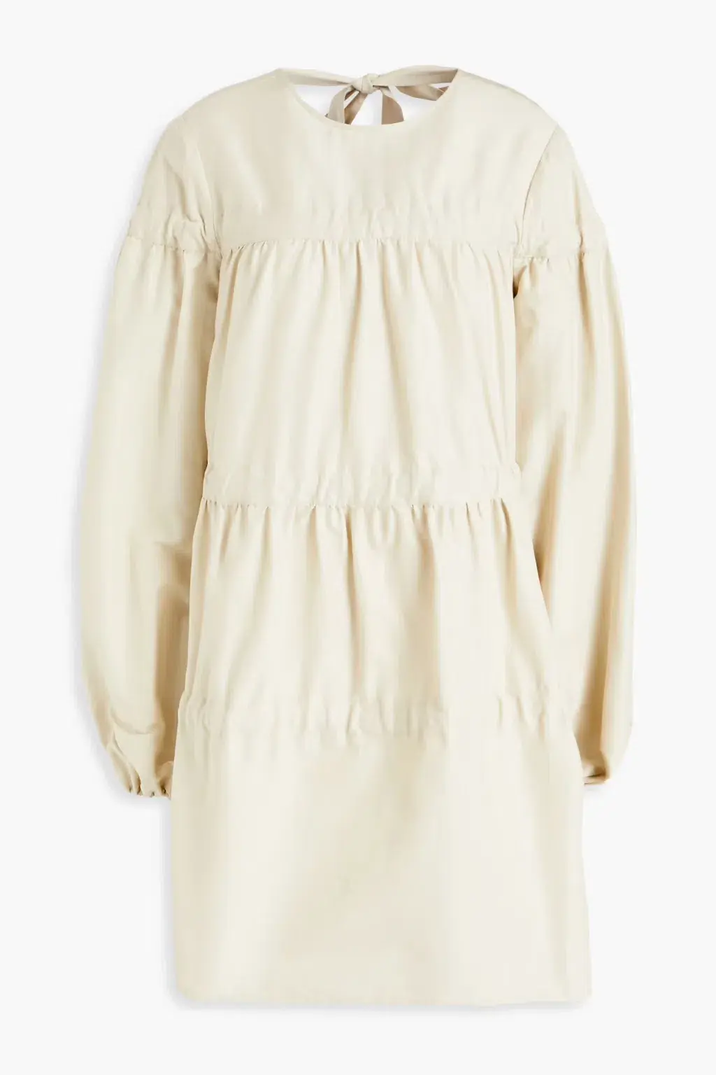 Rachel Gilbert Faille Mini Dress Ecru Size 8 - Image 3