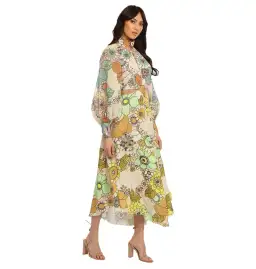 Alemais Farrah Maxi Dress Multi Floral Size AU 10 for rent on The Volte - image 2