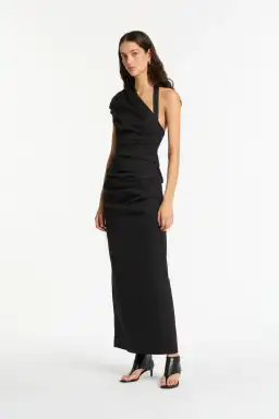 Sir the Label Giacomo Gathered Gown Black Size 0 / AU 6 for rent on The Volte - image 1