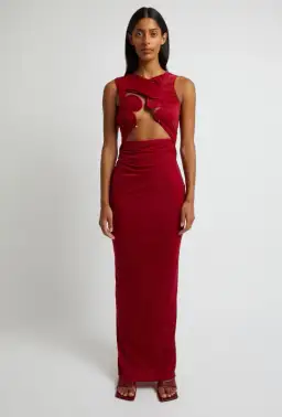 Christopher Esber Venus Tank Dress Cherry Size 10