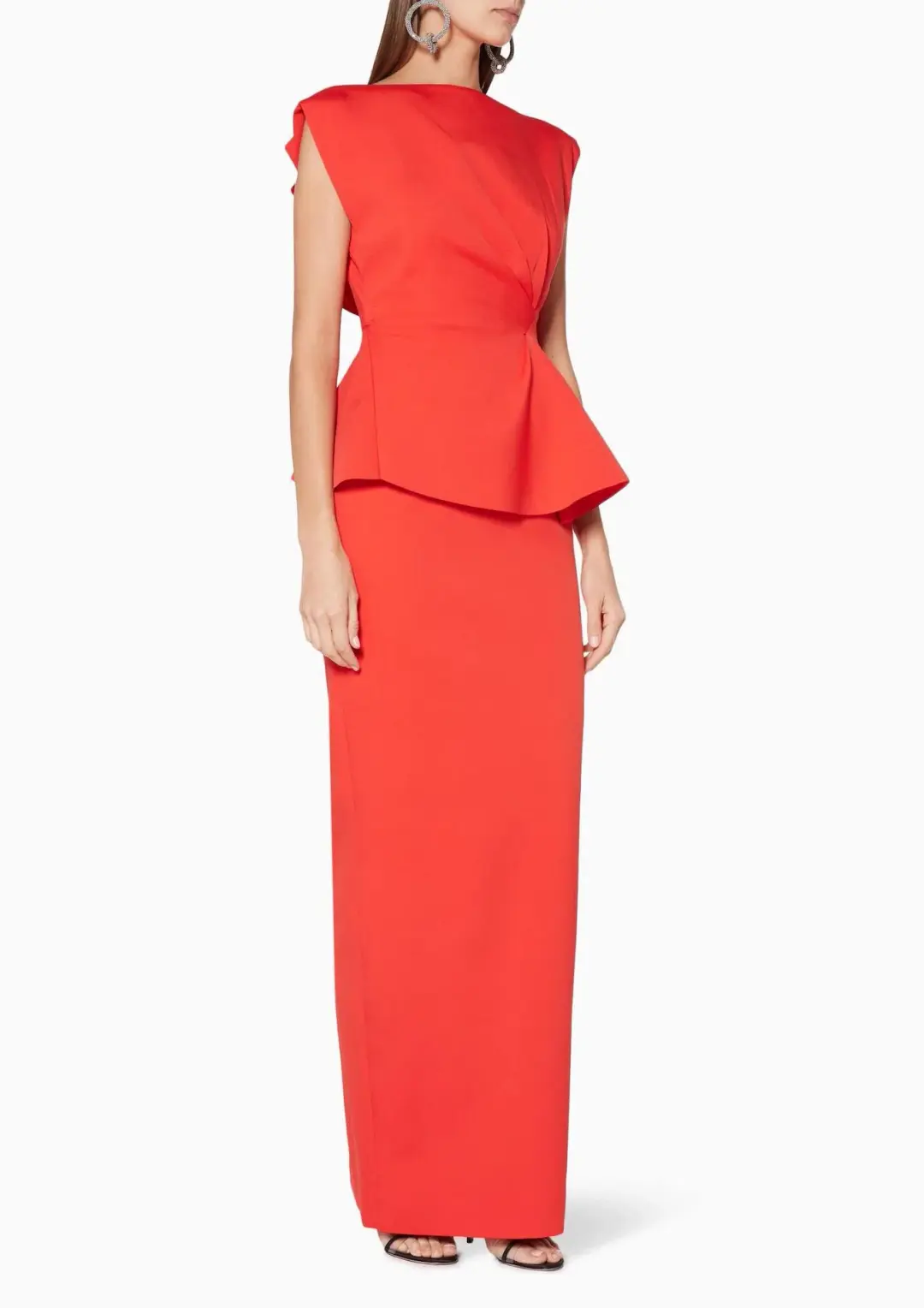 Rachel Gilbert Adelaide Gown Tangerine Size 8 for rent on The Volte - main image