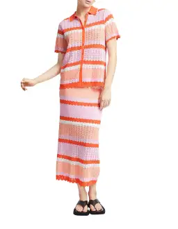 Steele Kono Polo & Lucia Skirt Set Multi Size AU 10 for rent on The Volte - image 3