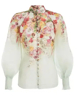 Zimmermann Wonderland Long Sleeve Blouse Floral Size 1 / AU 10 for rent on The Volte - image 4