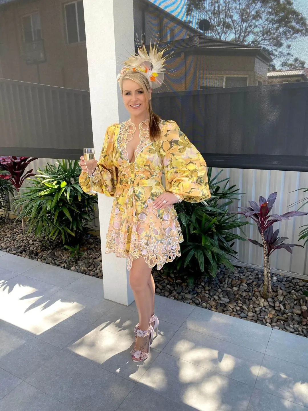 Acler Arnoult Mini Dress Floral Size 12/14 for rent on The Volte - main image