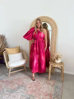 Sheike Vivianne Maxi Dress Pink Size 16 for rent on The Volte - image 2