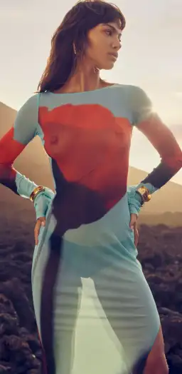 Rat & Boa Santino Dress Floral Size 8 for rent on The Volte - image 3