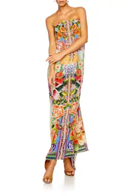 Camilla Flower Hour Round Neck Kaftan One Size for rent on The Volte - image 5