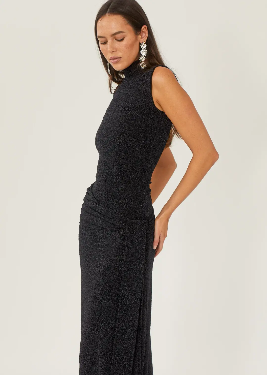 Arcina Ori Monica Dress Black Size M/AU 10 for rent on The Volte - main image