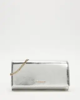 Ted Baker Liberta Metallic Purse on Chain Silver for rent on The Volte - image 2