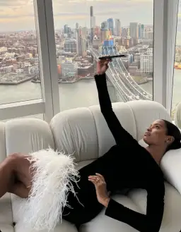 The Bar Adler Dress Black Size AU 6 for rent on The Volte - image 1