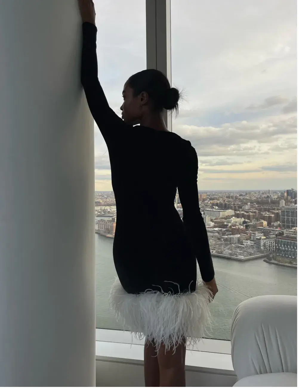 The Bar Adler Dress Black Size AU 6 for rent on The Volte - main image