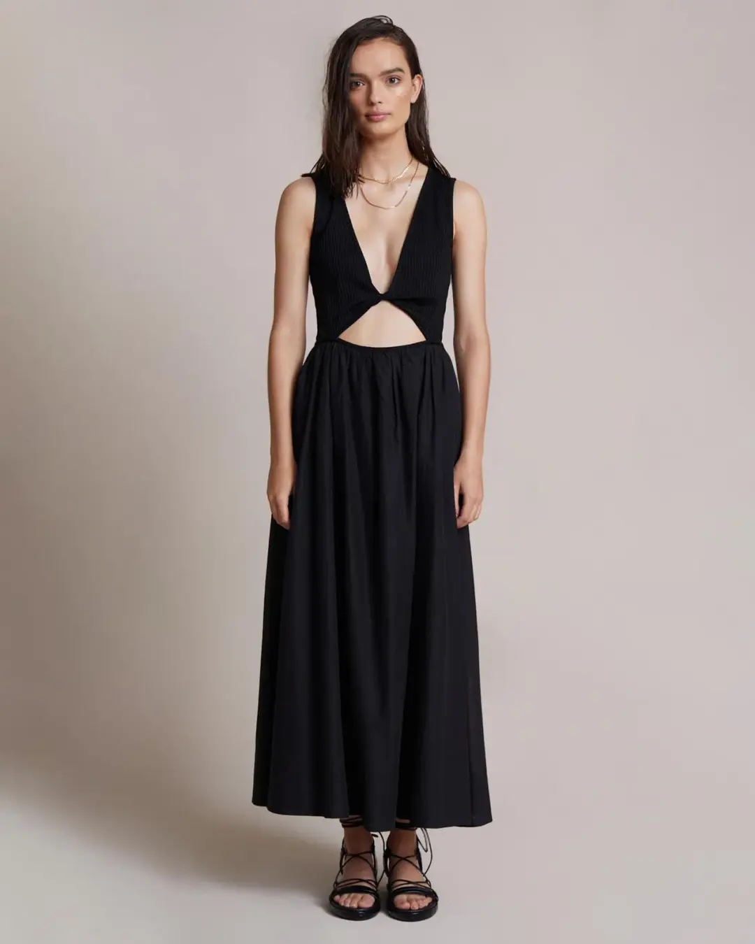 Bec & Bridge Reevis Midi Black Size AU 6 for rent on The Volte - main image