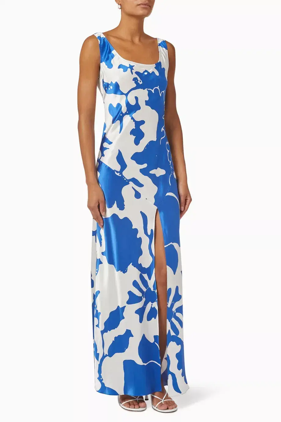 Sir the Label Esme Bias Dress in Merce Abstract Print Size AU 8 for rent on The Volte - main image