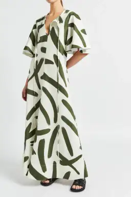 Lee Mathews Ava Maxi Dress Multi Size 4 for rent on The Volte - image 1