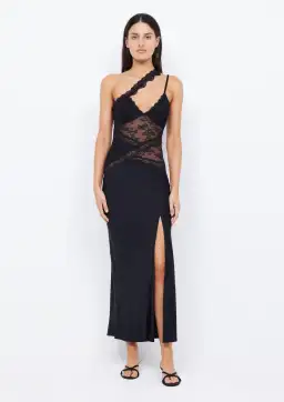 Bec & Bridge Ria Asym Maxi Dress Black Size 6 for rent on The Volte - image 1