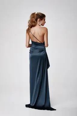 Lexi Samira Dress Orion Blue Size 8 for rent on The Volte - image 2