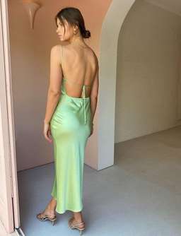 Bec & Bridge Apple Eyes Maxi Dress Apple Green Size 8 for rent on The Volte - image 2