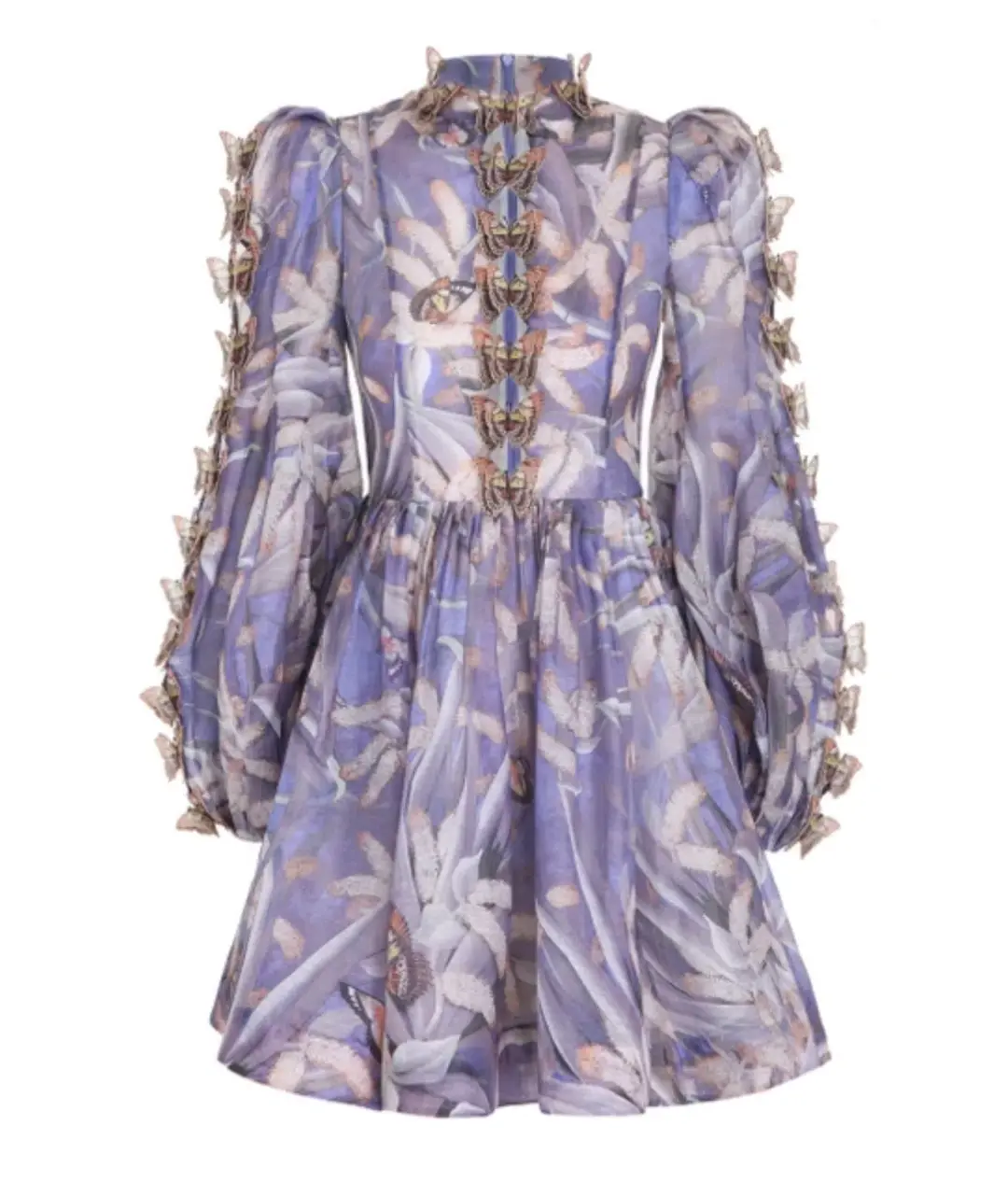 Zimmermann The Botanica Butterfly Mini Dress in Pandanus Dress Size 1/Au 8 for rent on The Volte - main image