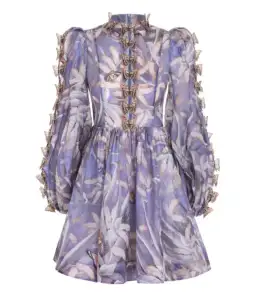Zimmermann The Botanica Butterfly Mini Dress in Pandanus Dress Size 1/Au 8 for rent on The Volte - image 3