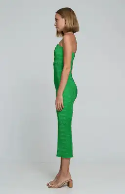 L’IDEE Aurore Gown Midi Sea Green Size 6 for rent on The Volte - image 2