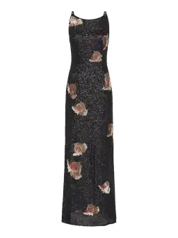 Moss and Spy Greta Gown Black Size AU 12 for rent on The Volte - image 4