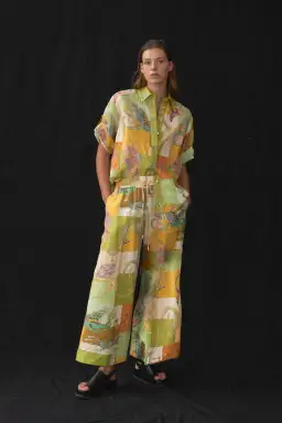 Alemais Jerome Cuffed Pant Multi Size AU 12 for rent on The Volte - image 1