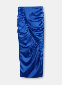 Kourh Otto Top & High Twisted Skirt Set in Cobalt Blue Size 8 for rent on The Volte - image 3