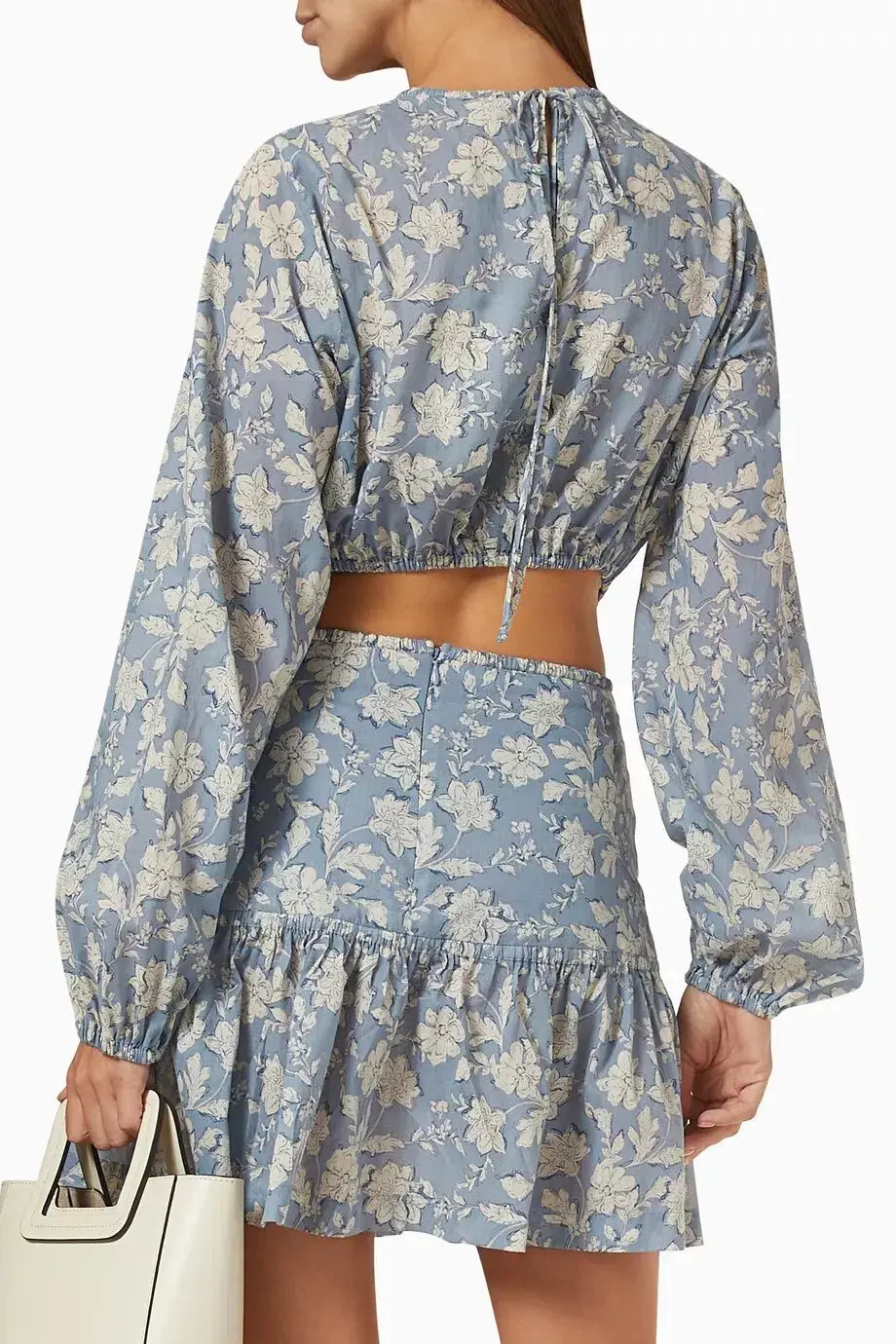 Bec & Bridge Floral Skies Mini Dress in Cotton Size 12 - Image 3