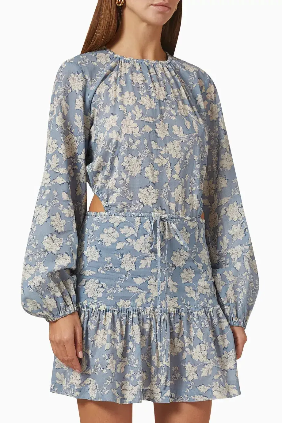 Bec & Bridge Floral Skies Mini Dress in Cotton Size 12 - Image 2