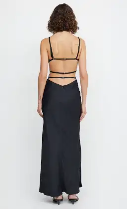 Bec & Bridge Diamond Days Strap Maxi Dress in Black Size 8 for rent on The Volte - image 4