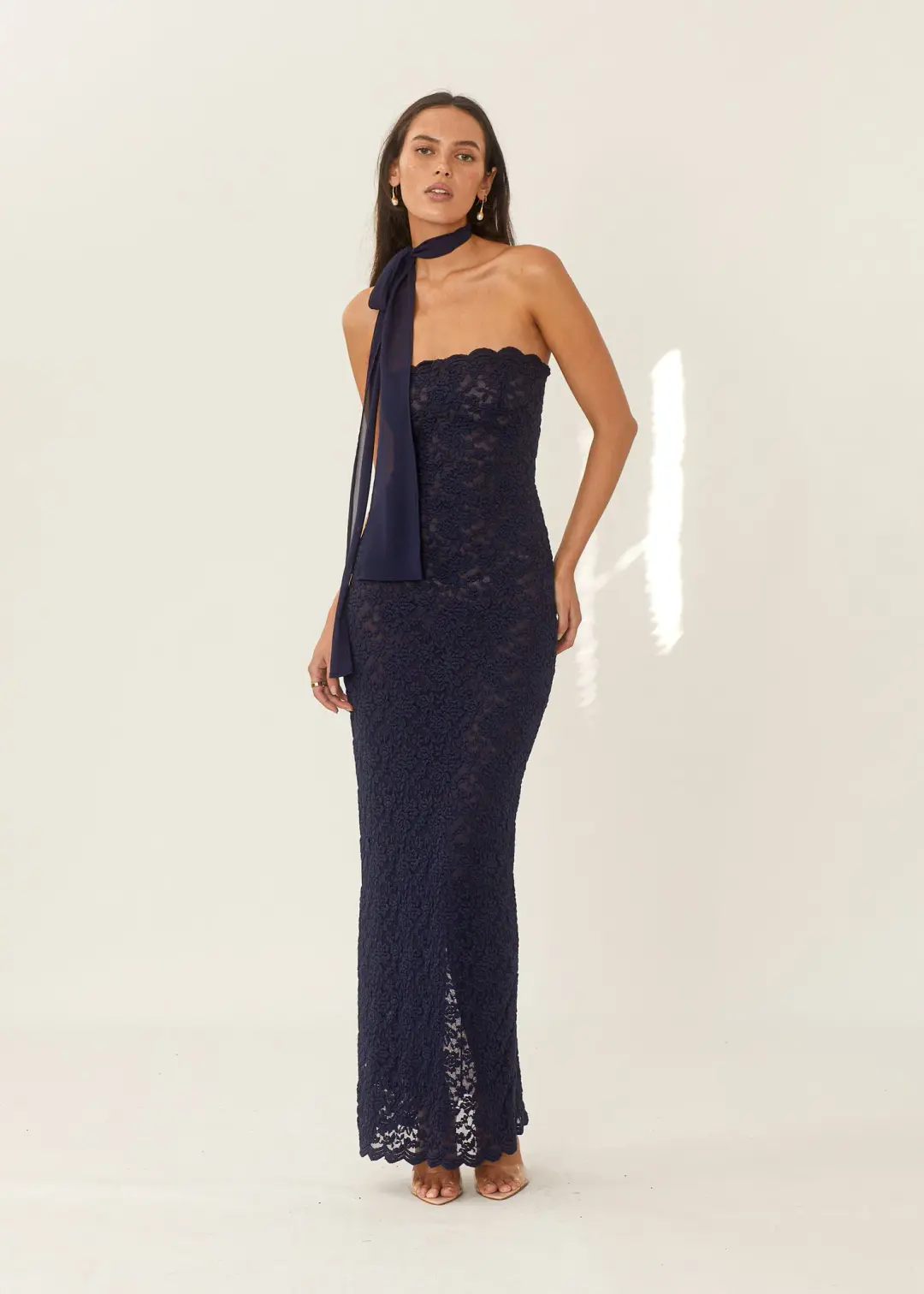 Arcina Ori Meredith Dress Navy Size S/AU 8 for rent on The Volte - main image
