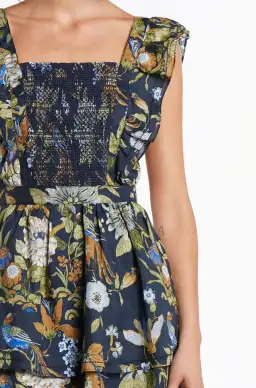 Sir The Label Diana Ruffle Mini Dress Floral Size 1 / AU 8 for rent on The Volte - image 2