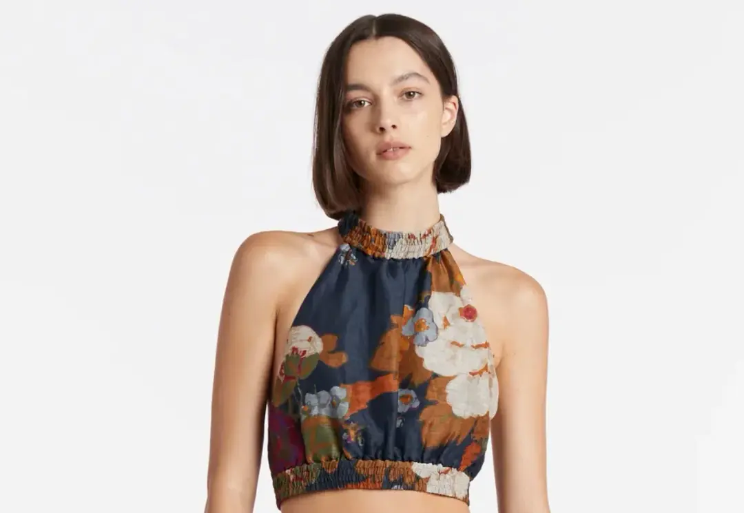 Sir The Label Bonita Halter Top Floral Size 1 / AU 8 for rent on The Volte - main image