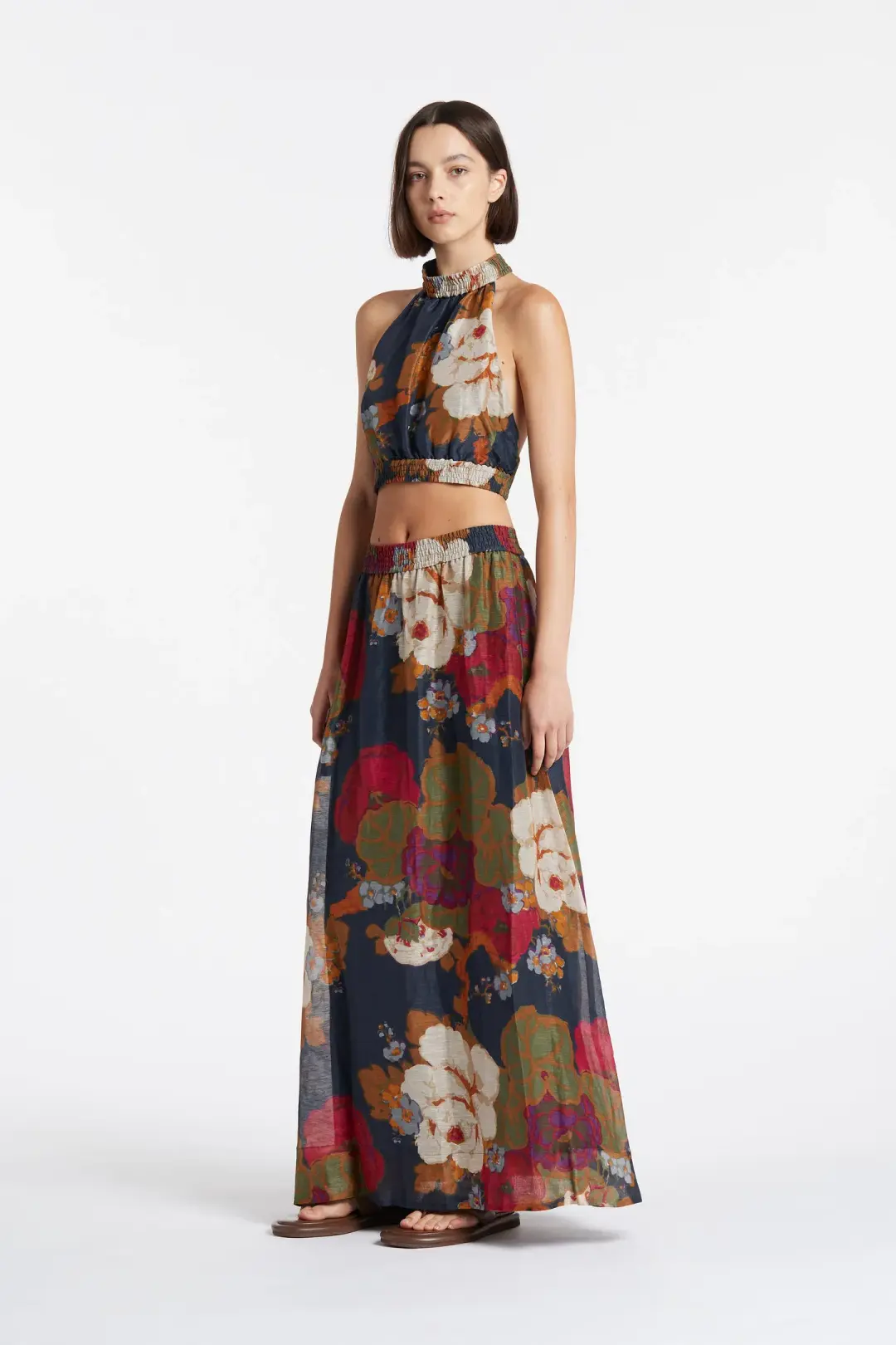 Sir The Label Bonita Halter Top Floral Size 1 / AU 8 for rent on The Volte - main image