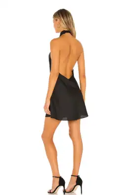 Show Me Your Mumu Jasmine Halter Mini Dress Black Size S / AU 8 for rent on The Volte - image 3