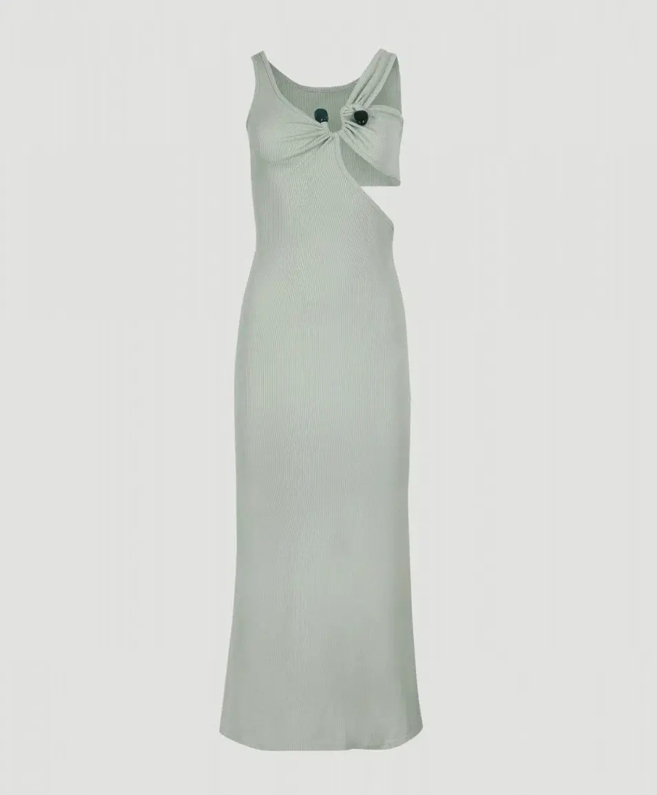 Christopher Esber Disconnect S Buckle Split Dress Mint Size 8 for rent on The Volte - main image