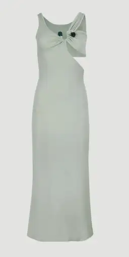 Christopher Esber Disconnect S Buckle Split Dress Mint Size 8 for rent on The Volte - image 1