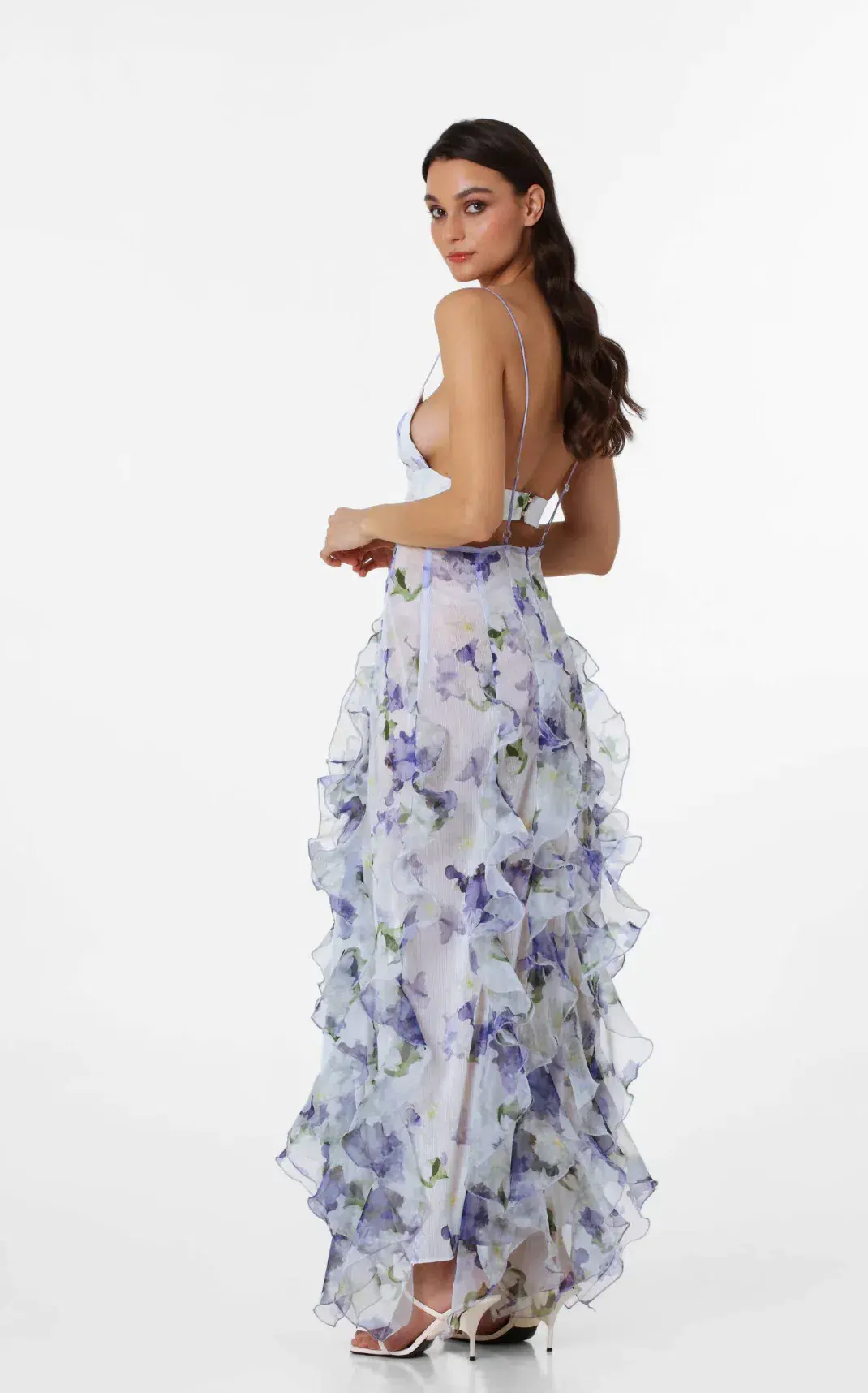 Menti Iris Flower Maxi Dress Floral Size XS / 6 for rent on The Volte - main image