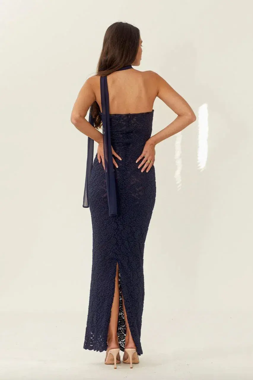Arcina Ori Meredith Dress Navy Size S / AU 8 for rent on The Volte - main image