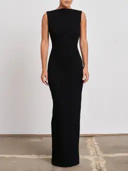 Effie Kats Verona Gown Black Size M / AU 10 for rent on The Volte - image 1