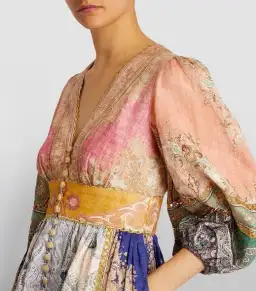 Zimmermann Anneke Lantern Mini Dress Multi Size 1 / AU 10 for rent on The Volte - image 3