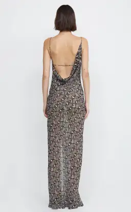 Bec & Bridge Portia Drape Maxi Dress Print Size 6 for rent on The Volte - image 2