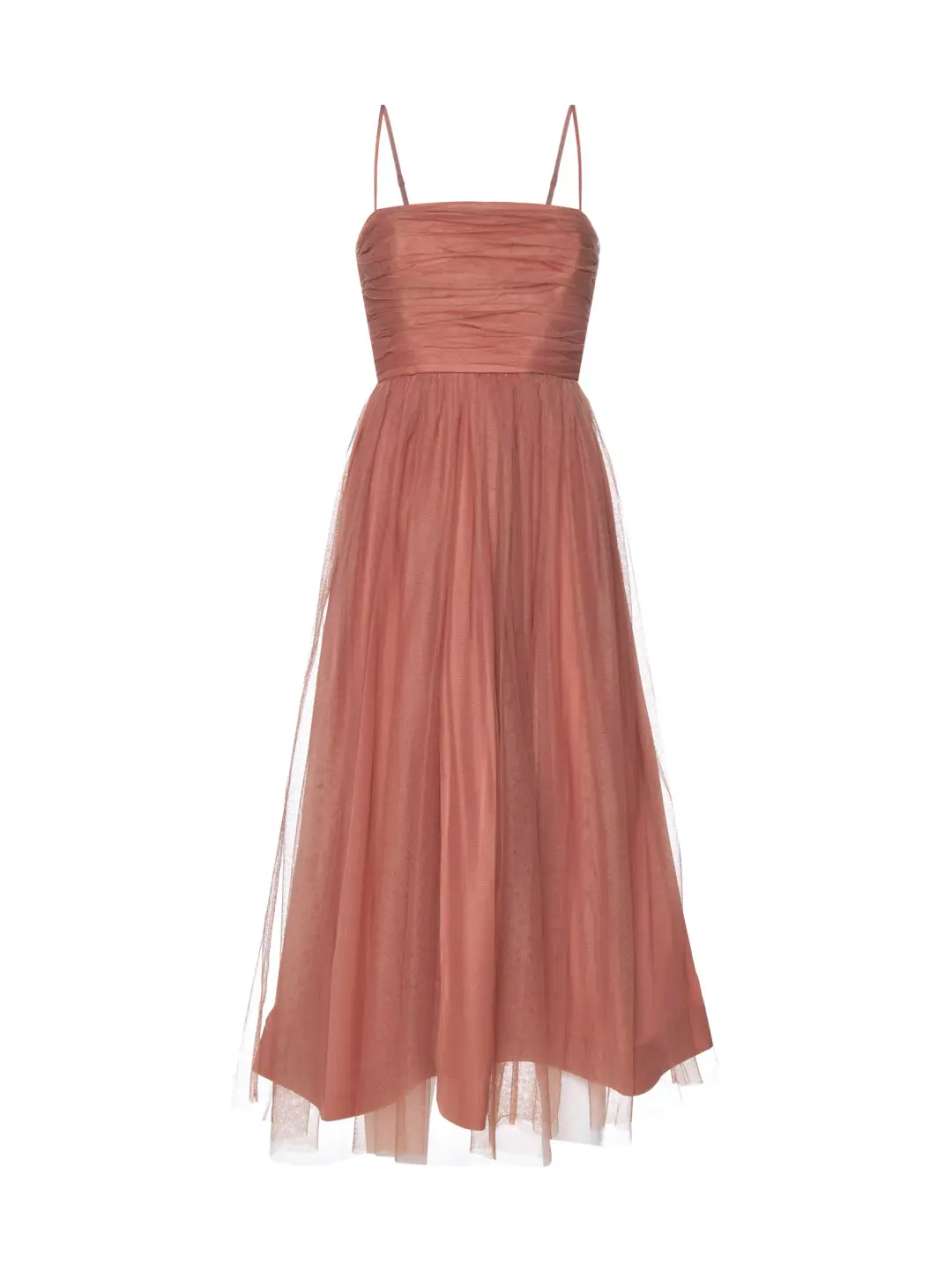 Zimmermann Tulle Midi Dress Lipstick Size 1 / AU 10 for rent on The Volte - main image