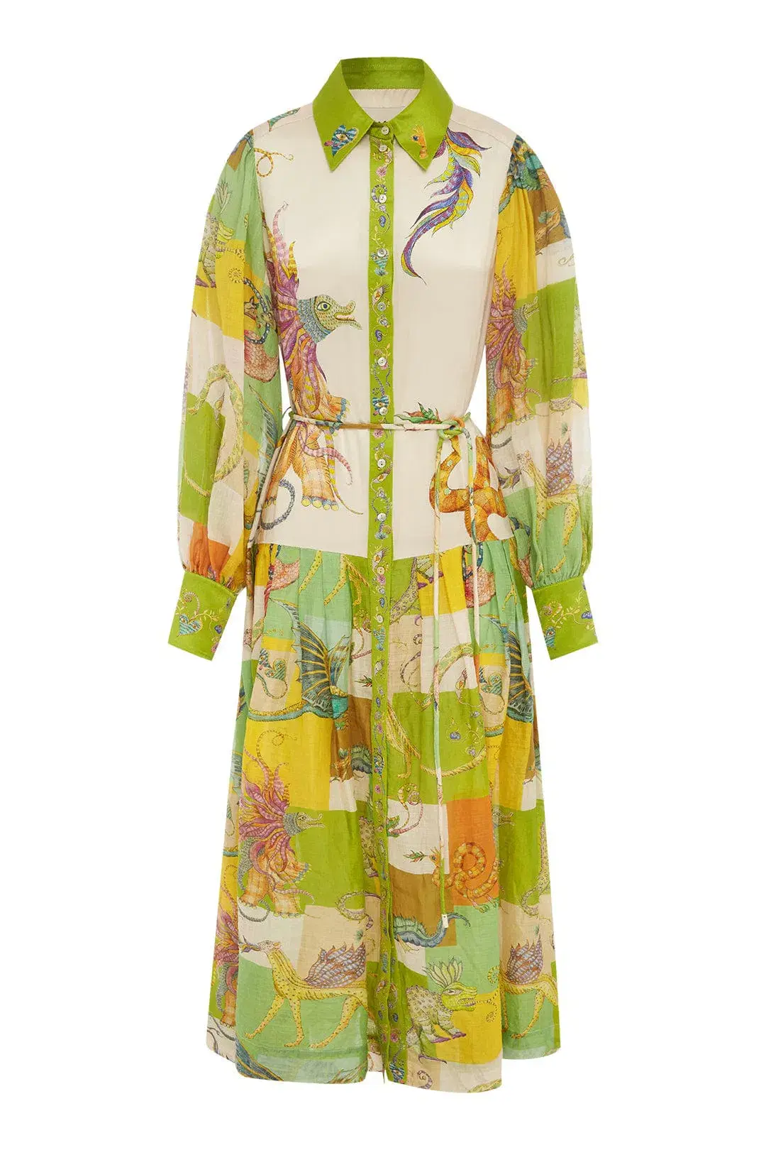 Alemais Jerome Shirtdress Multi Size 12 for rent on The Volte - main image